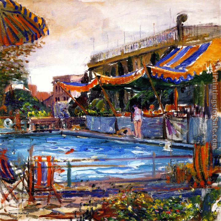 Joseph Kleitsch Ambassador Hotel Swimming Pool